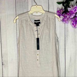 Tahari Linen Tunic - Perfect for Summer!